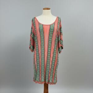 Missoni vintage orange and blue sweater, size M